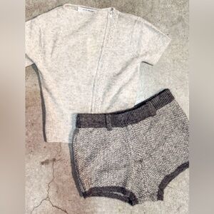 Aya Muse Knit Mini Shorts NWT - Small